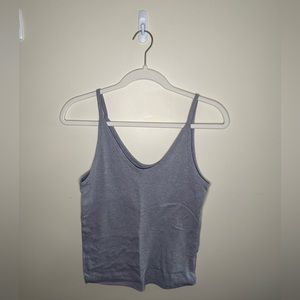 Dark gray slim fit camisole